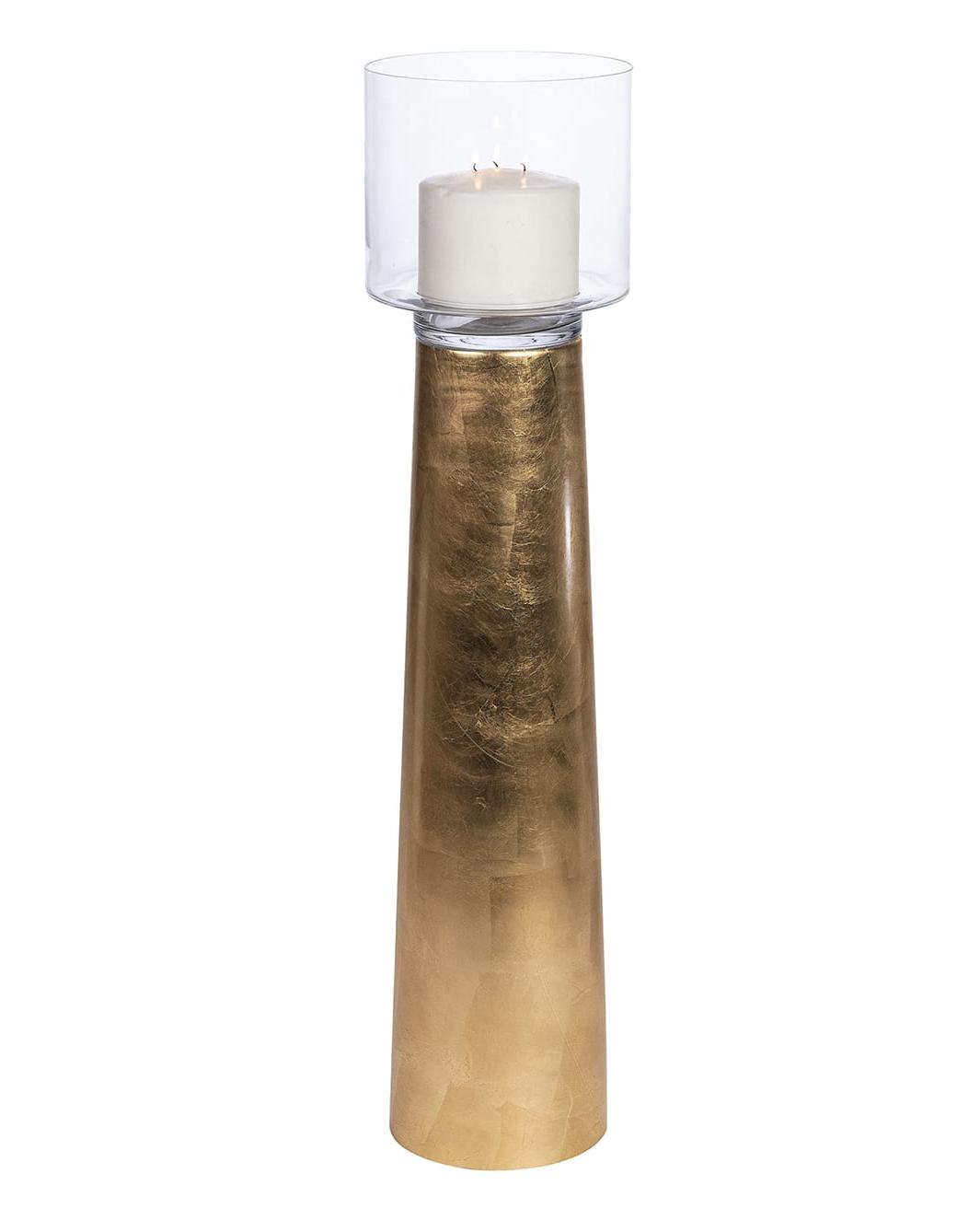 Gold Single Candle Holder
