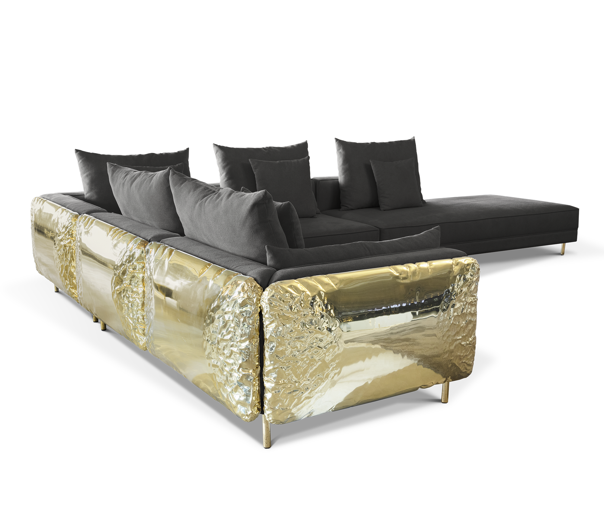Imperia Black Modular Sofa