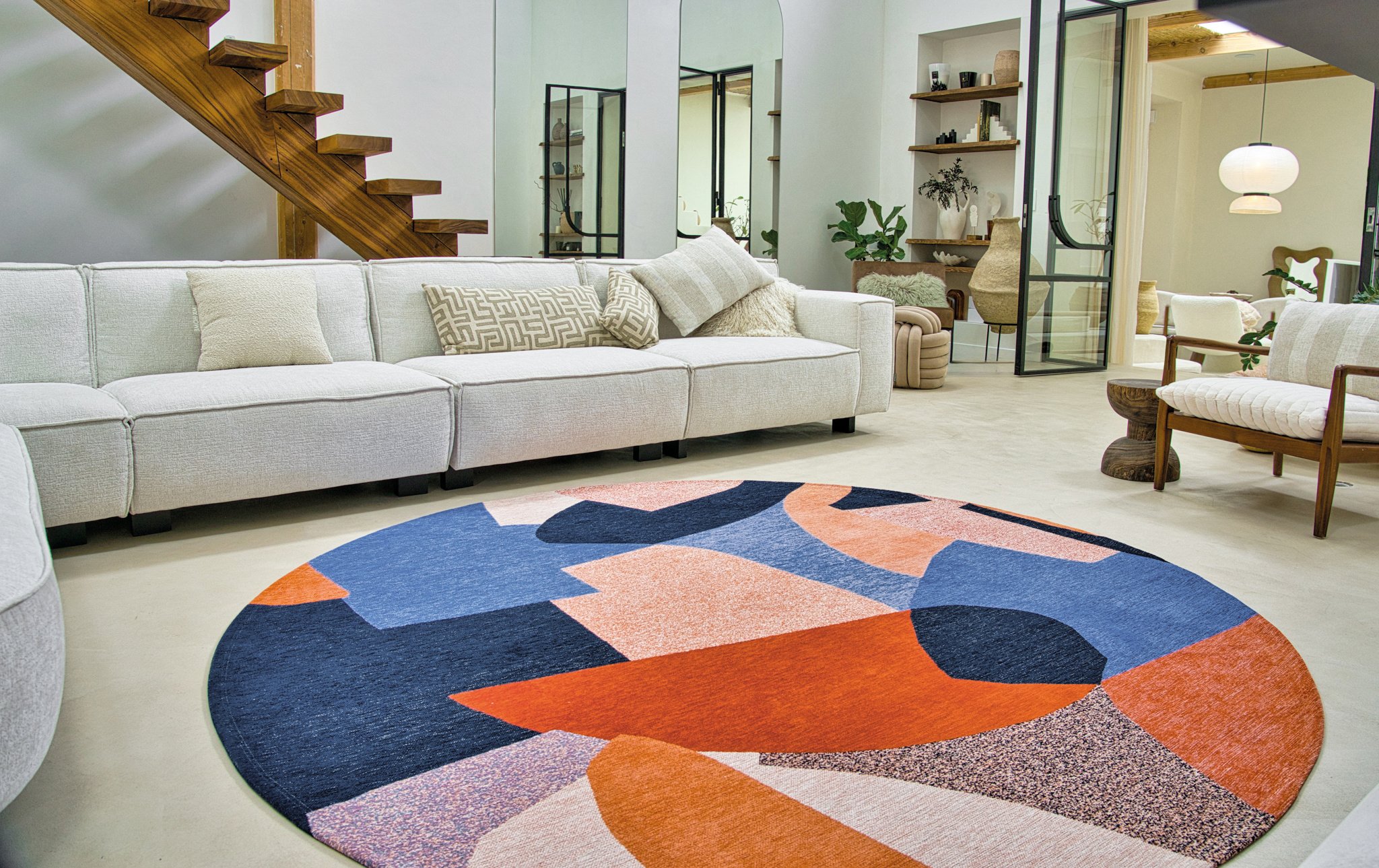 Carpe Diem 9368 Round Rug