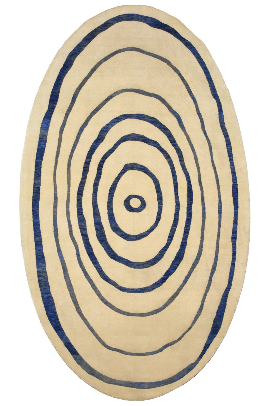 Zen Cieli Oval Designer Rug