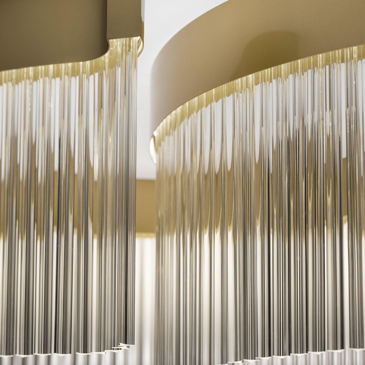 Mezza Luna Sculptural Chandelier
