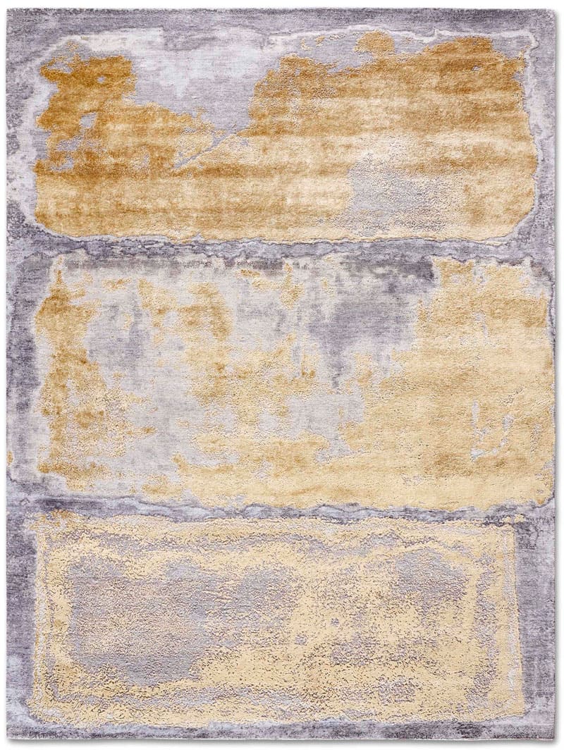 All Gold Handmade Luxury Rug