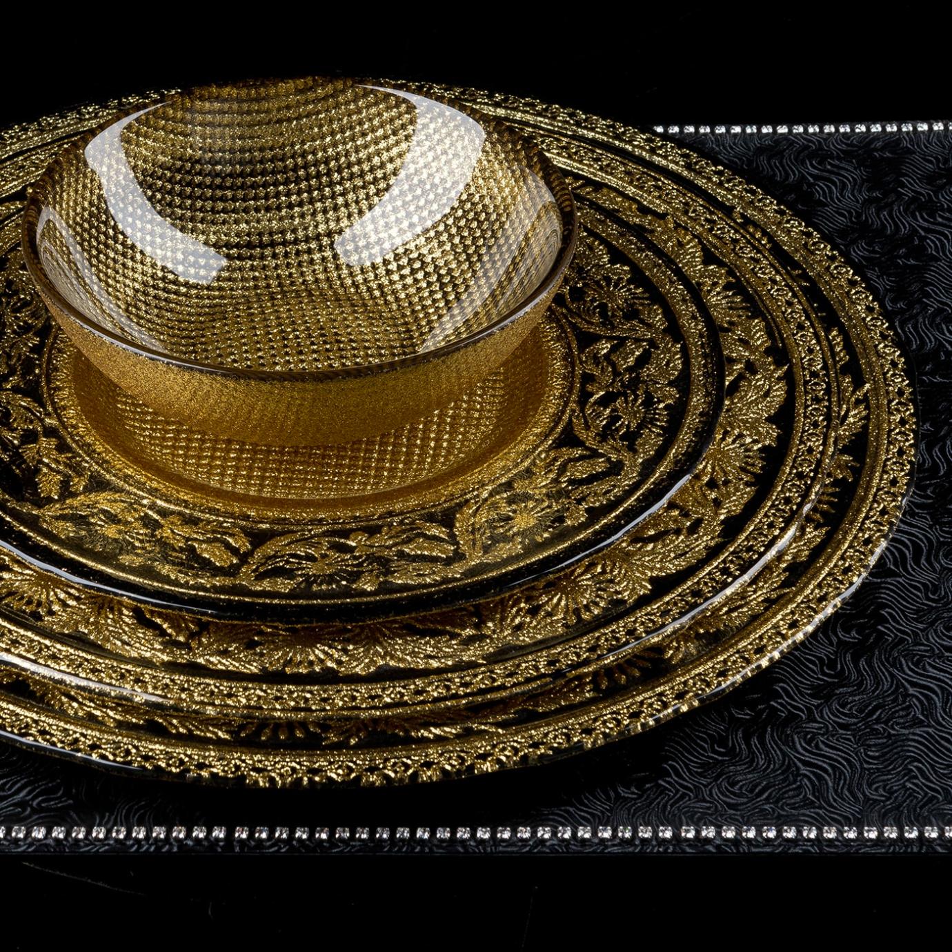 Black and Gold Decorative Bowl