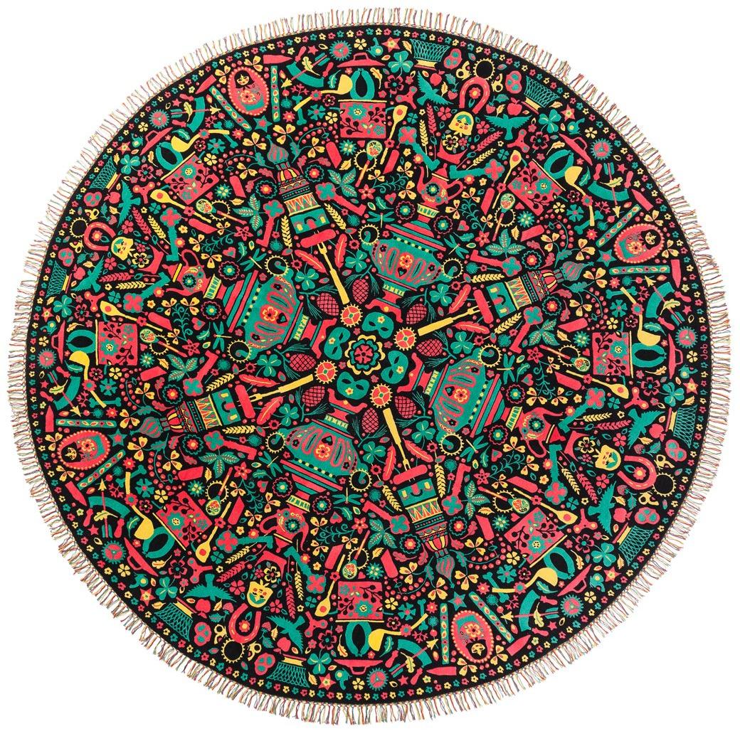Russia Round Rug