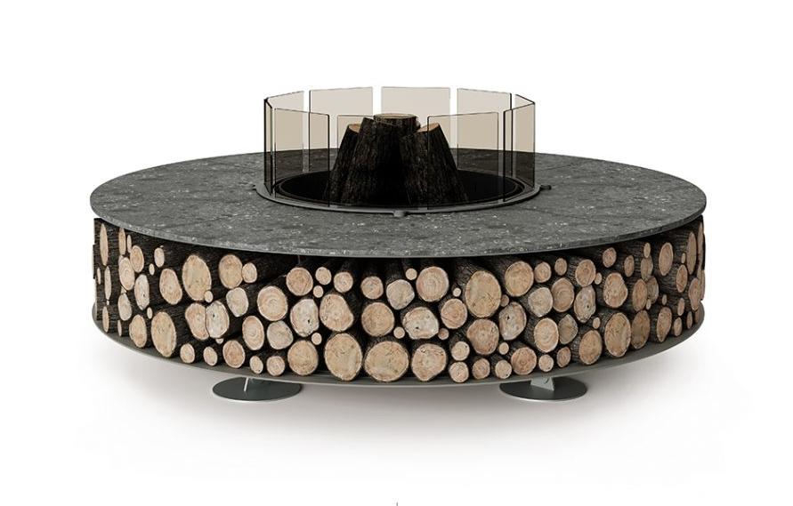 Zero Keramik Black Fire Pit