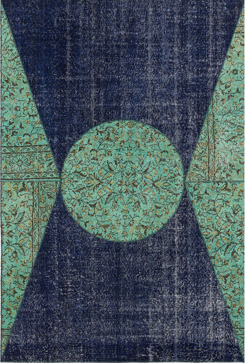 Da Vinci Carpets Blue Emerald Rug ☞ Size: 160 x 240 cm