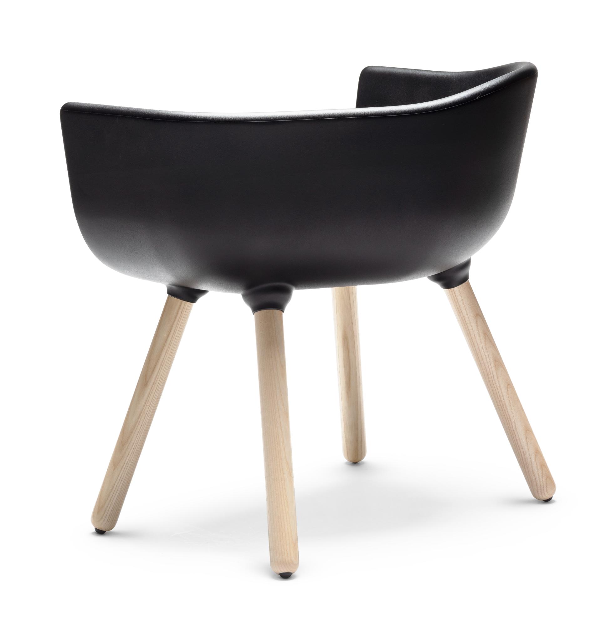 Tulip Black Chair