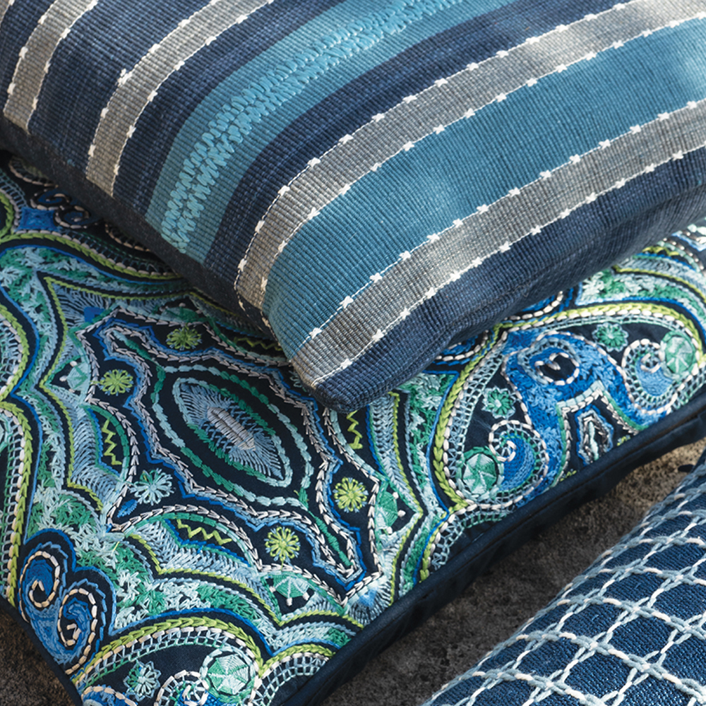 Naraya Indigo 60 × 40 Cushion