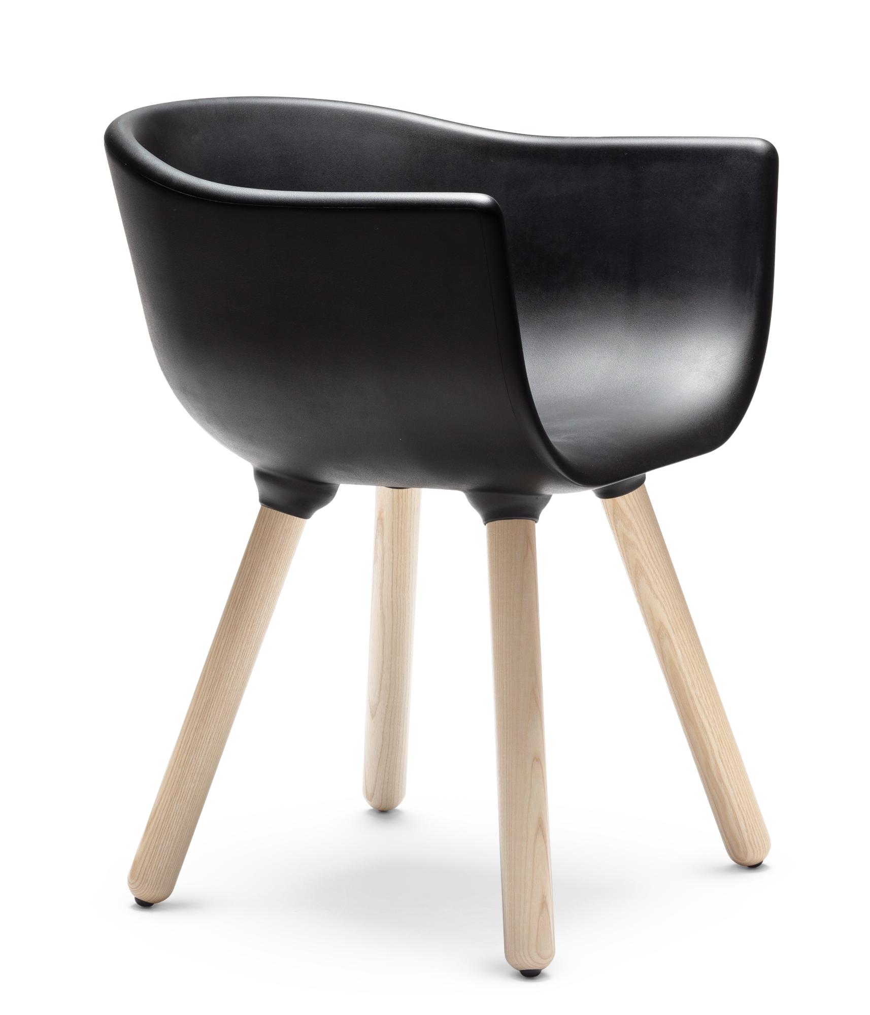Tulip Black Chair
