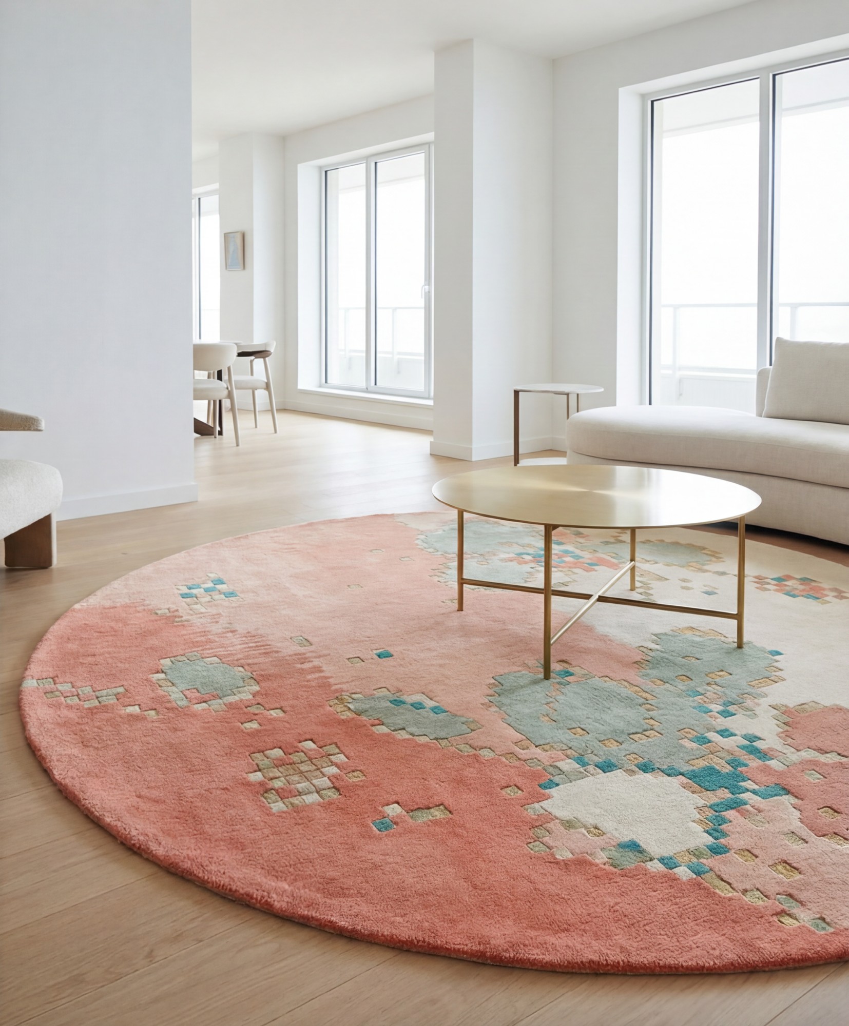 Coral Blossom Rug