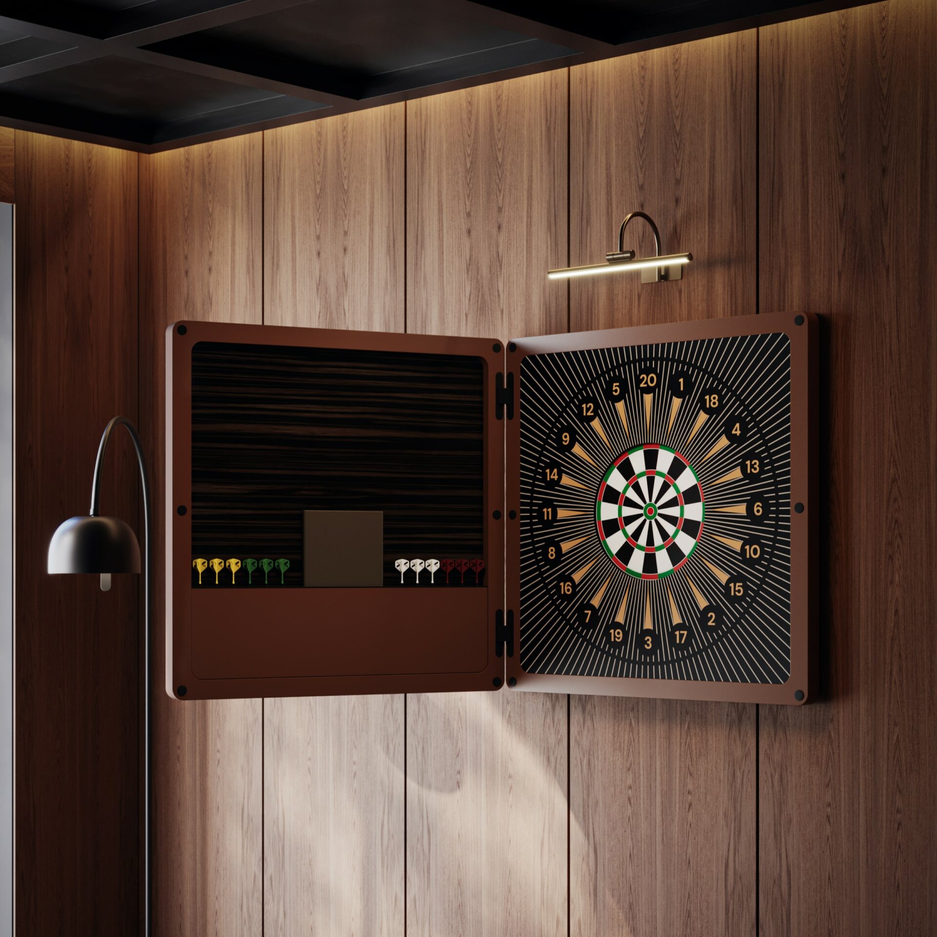 Nido Artisan Dartboard Cabinet