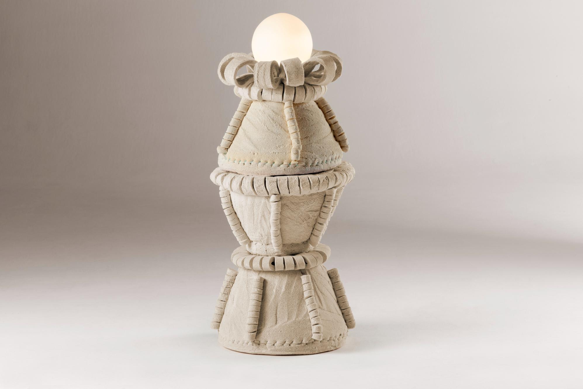 Marjorelle Lotus Handcrafted Table Lamp