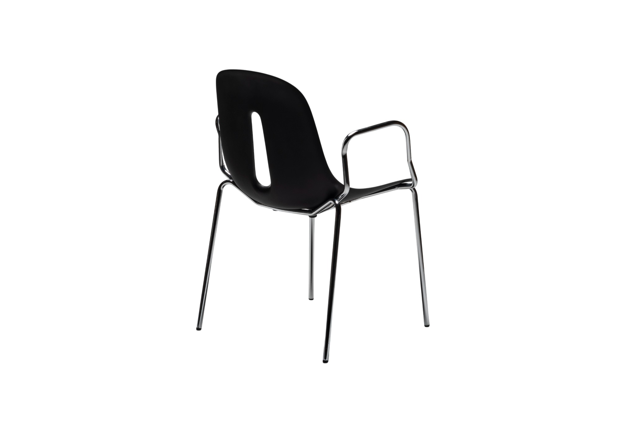 Gotham Black White Chair Set of 2