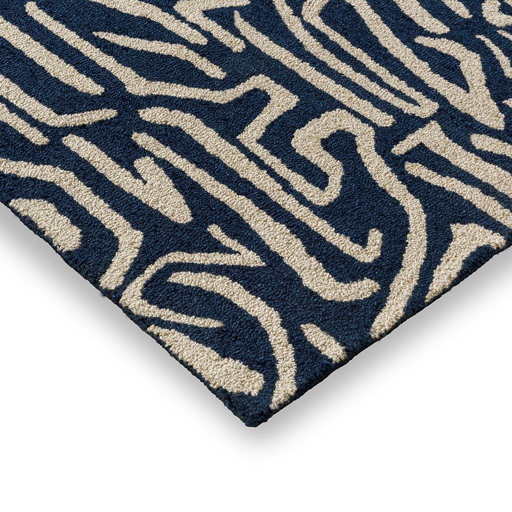 Melodic Blue Outdoor Rug