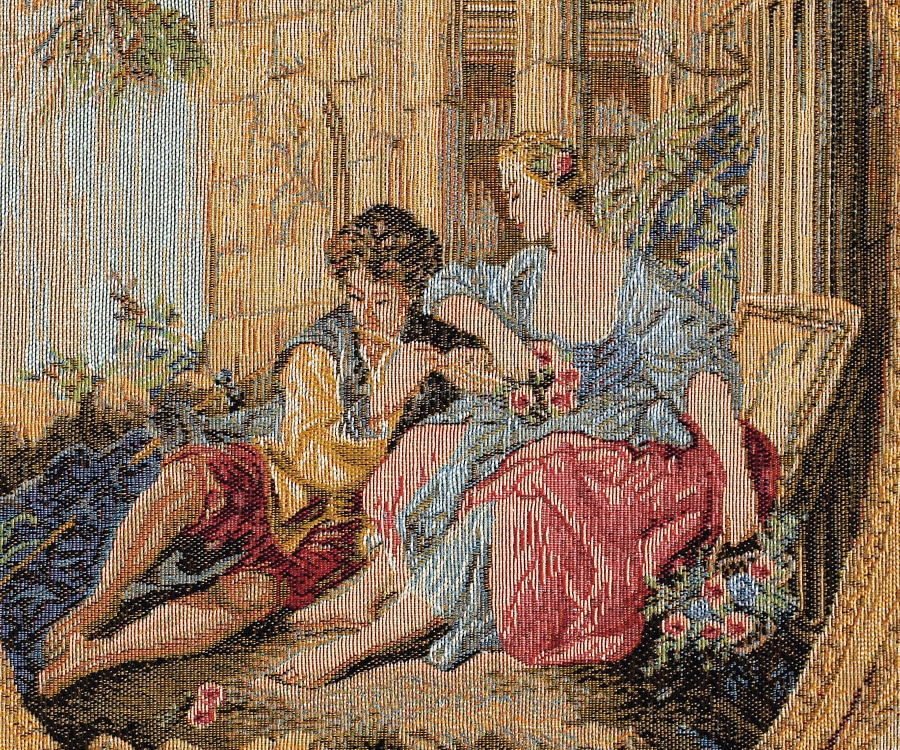 Serenade in François Boucher Style Tapestry