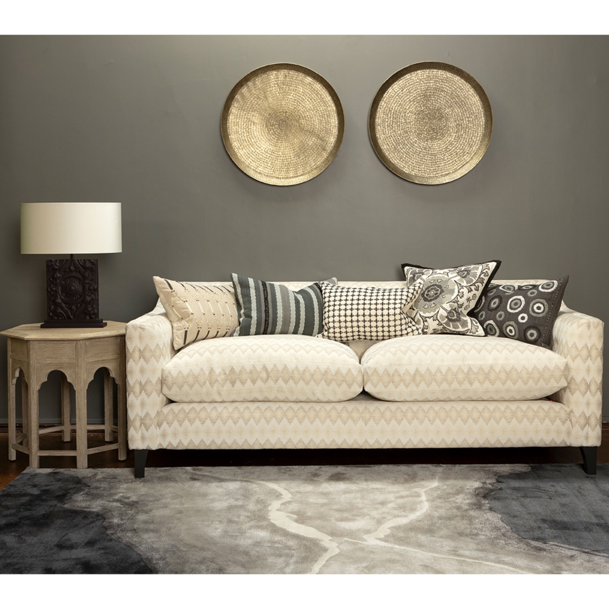 Naraya Noir 60 × 40 Cushion