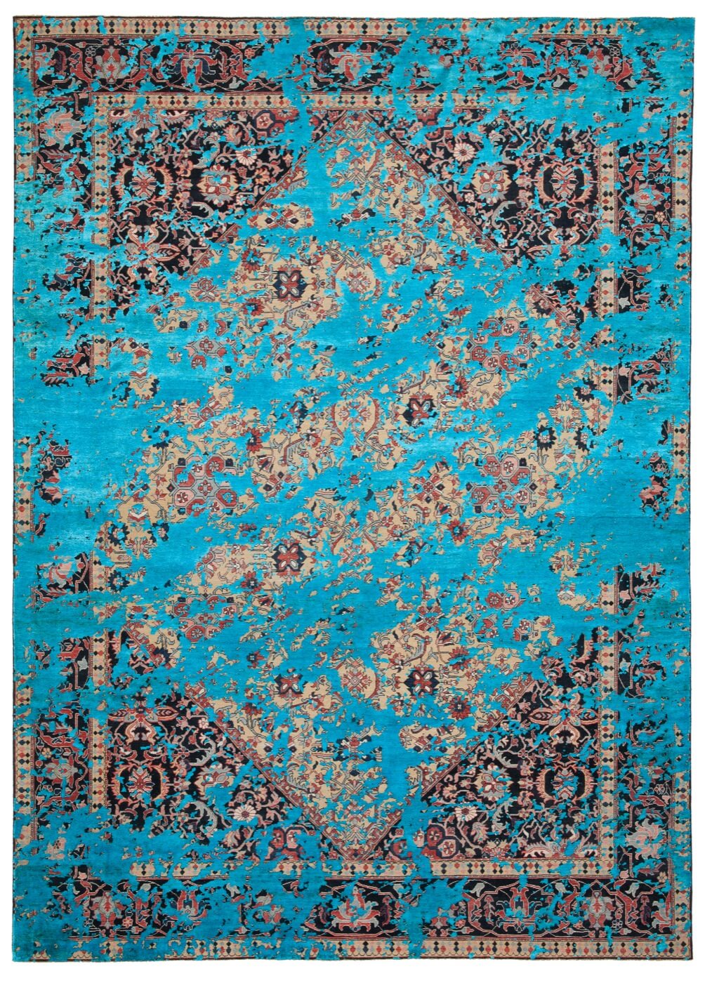 Serapi Queensbury Double Sky Neonphirozy Rug