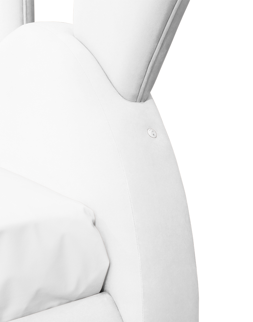 Cozy Rabbit White Bed