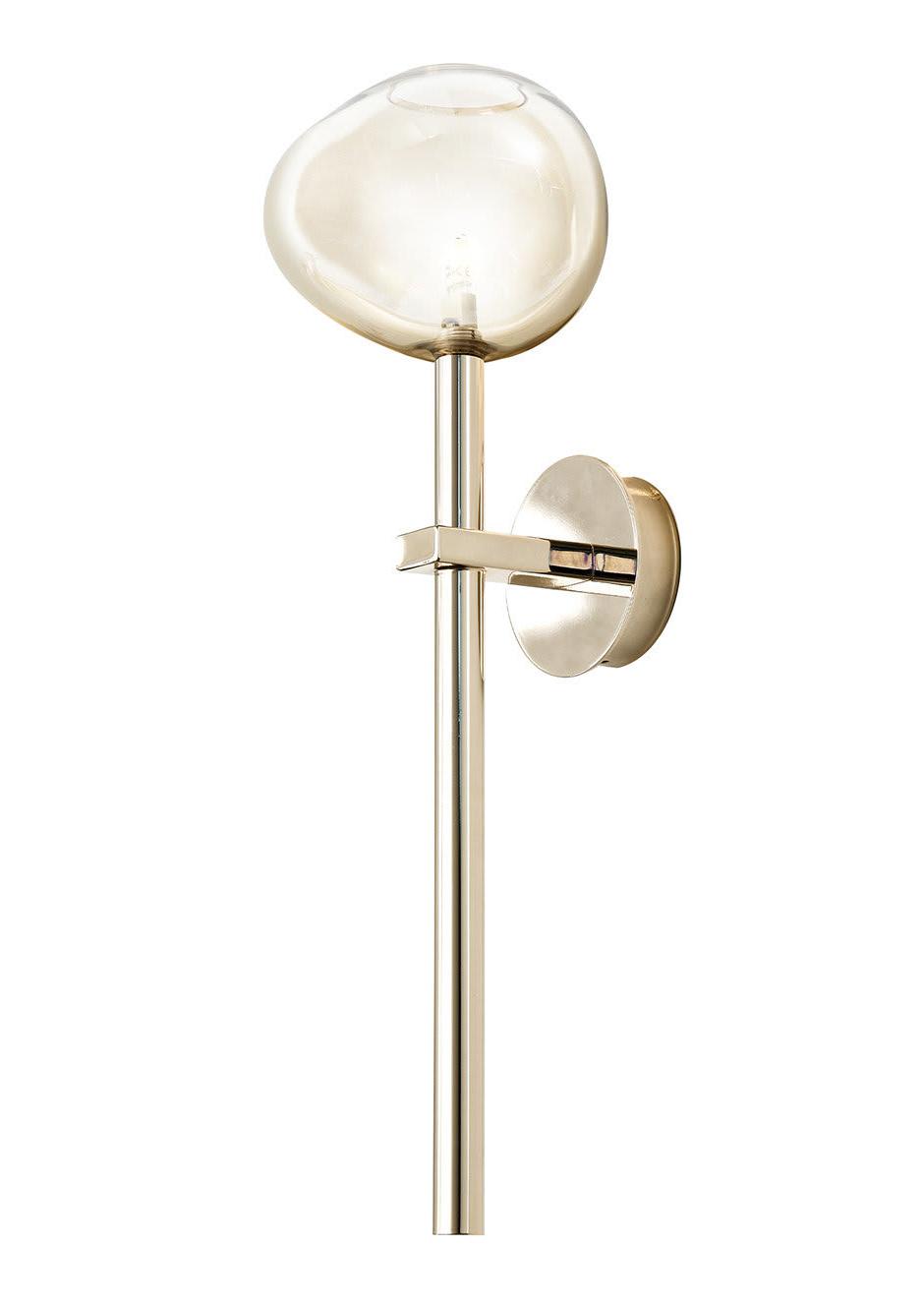 Gold Honey Glass Wall Lamp