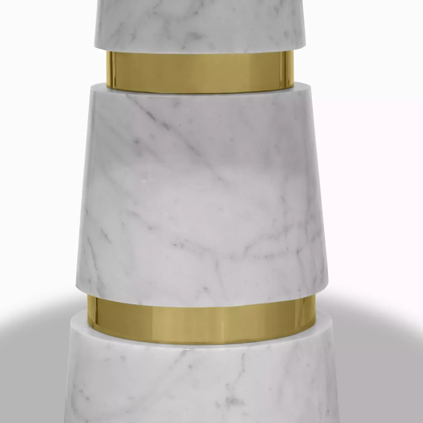 Avalanche Carrara Marble Dining Table