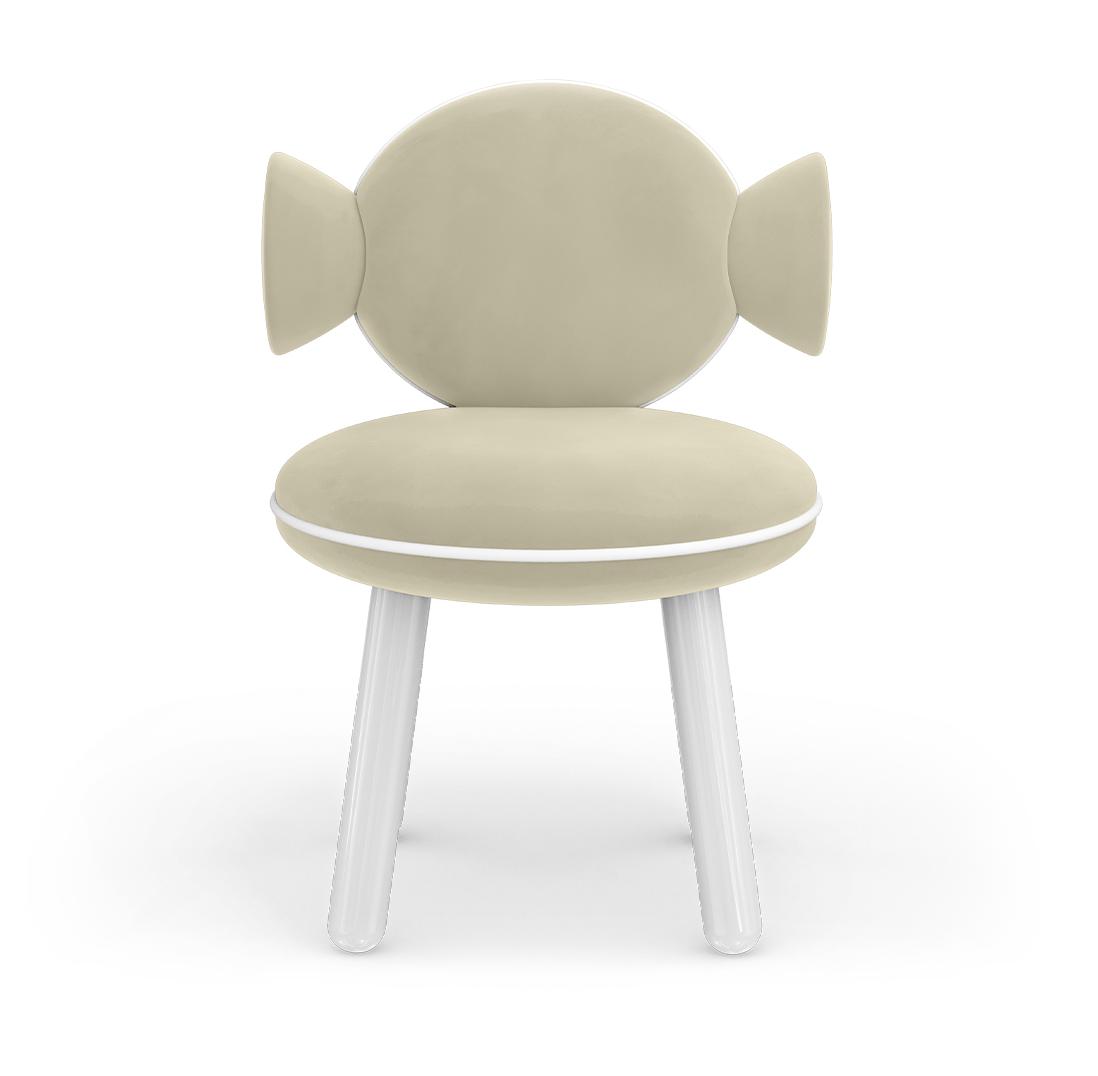 Lollipop Cream Children's Chair
