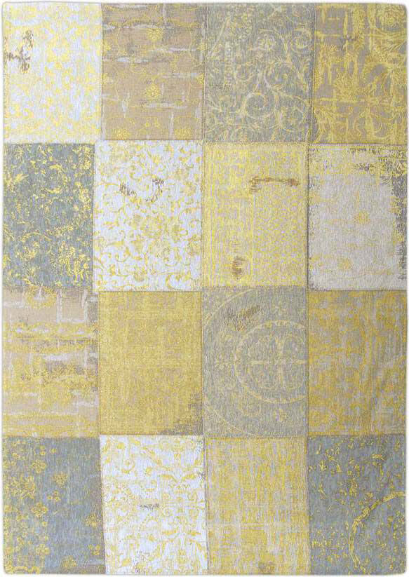 Vintage Patchwork Style Rug Vanilla Dream