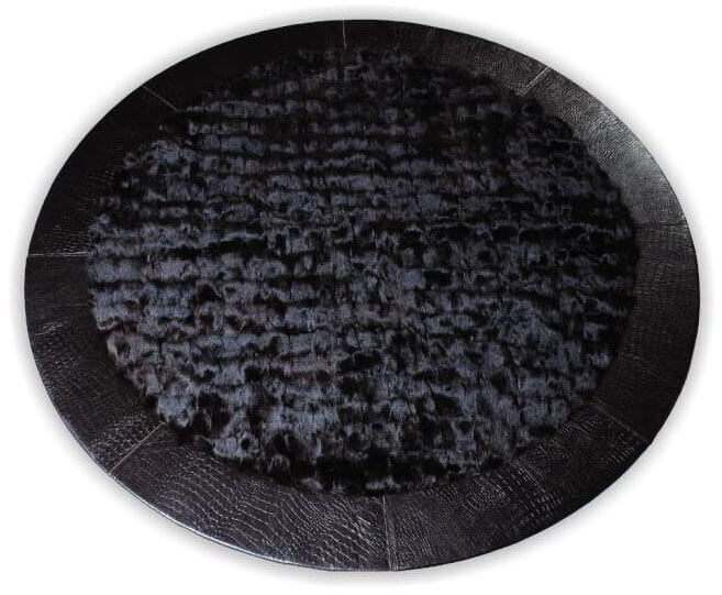 Round Fur Croco 870 Rug