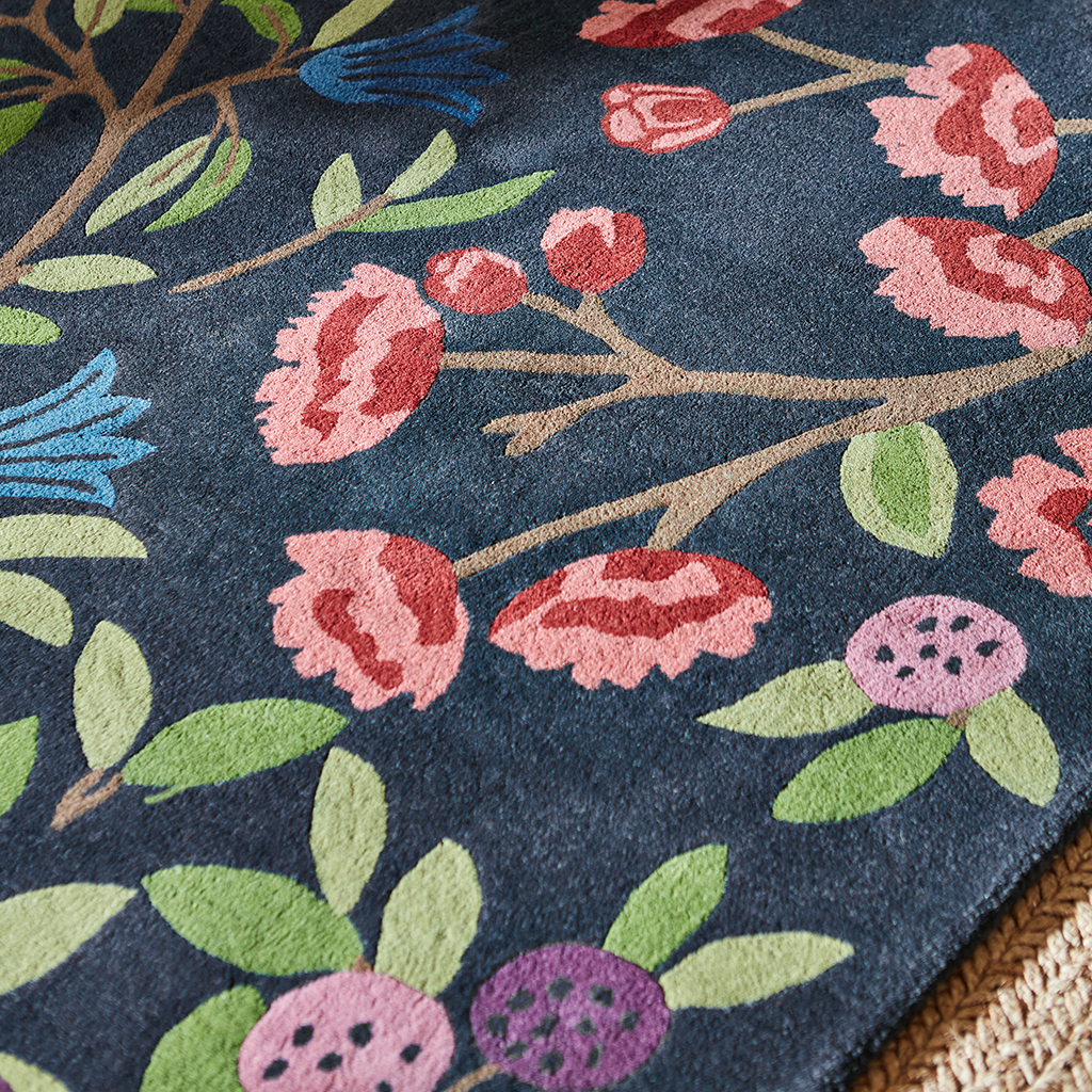 Foraging Indigo 146618 Rug