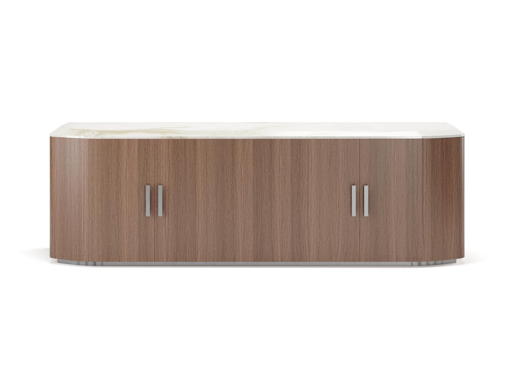 Bruce Wood & Marble Sideboard