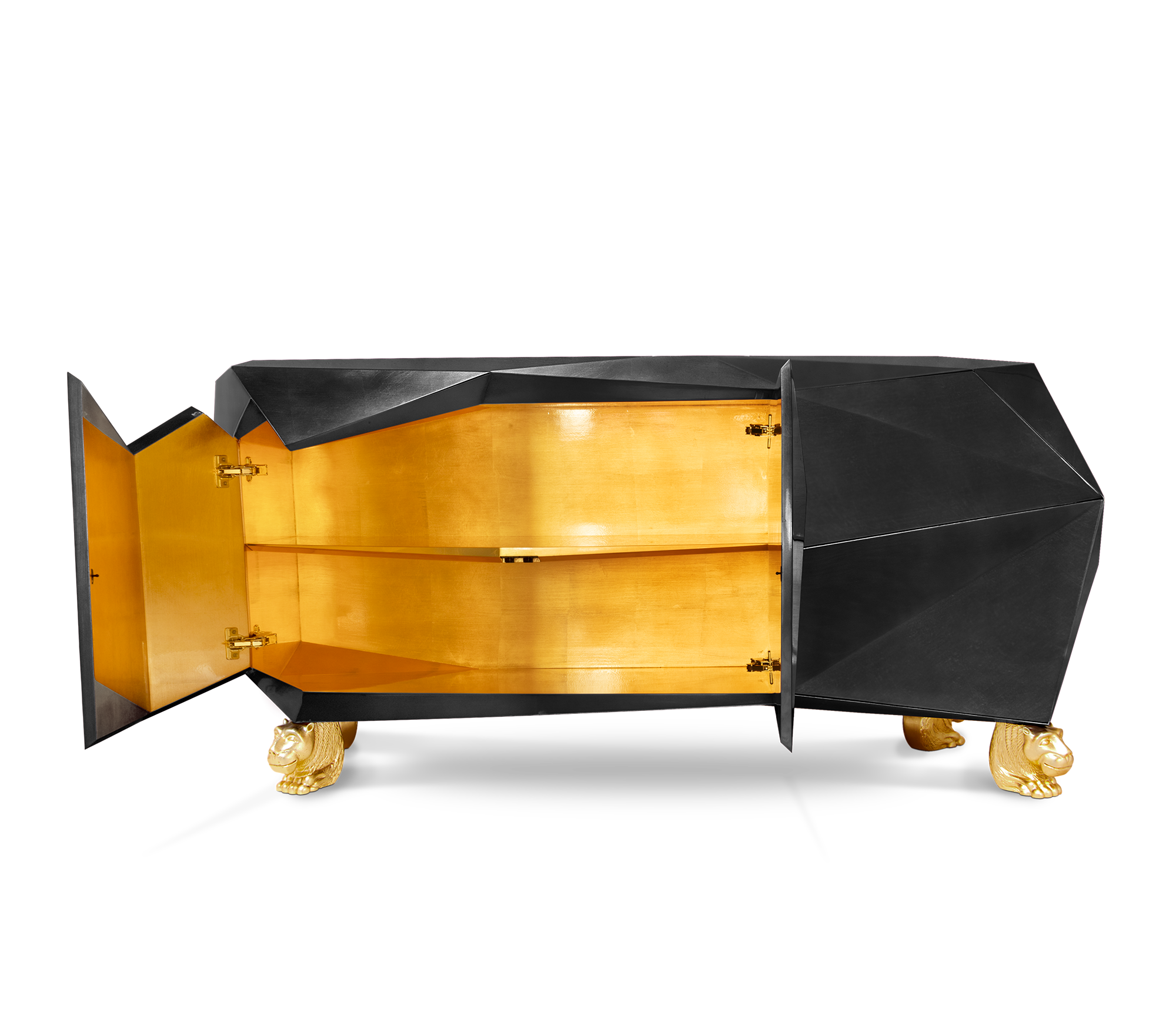 Prism Black Designer Sideboard