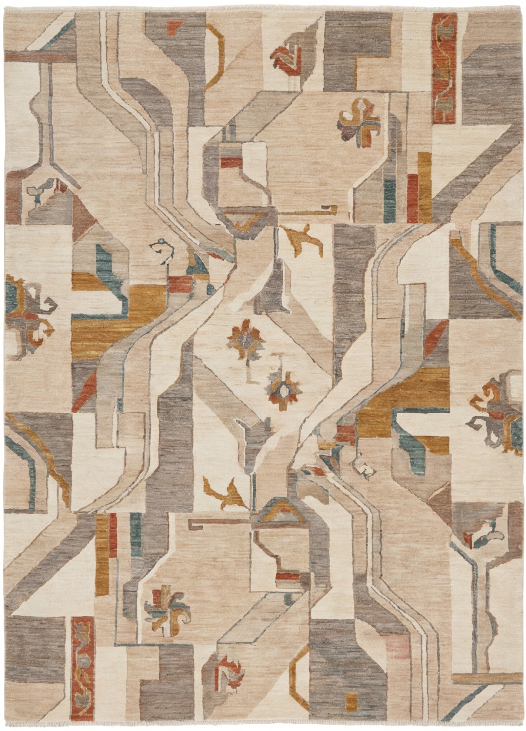 Fragmented Relief Rug