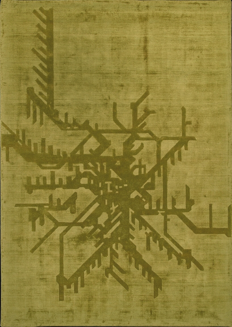 Metro Green Rug | Size: 200 x 300 cm
