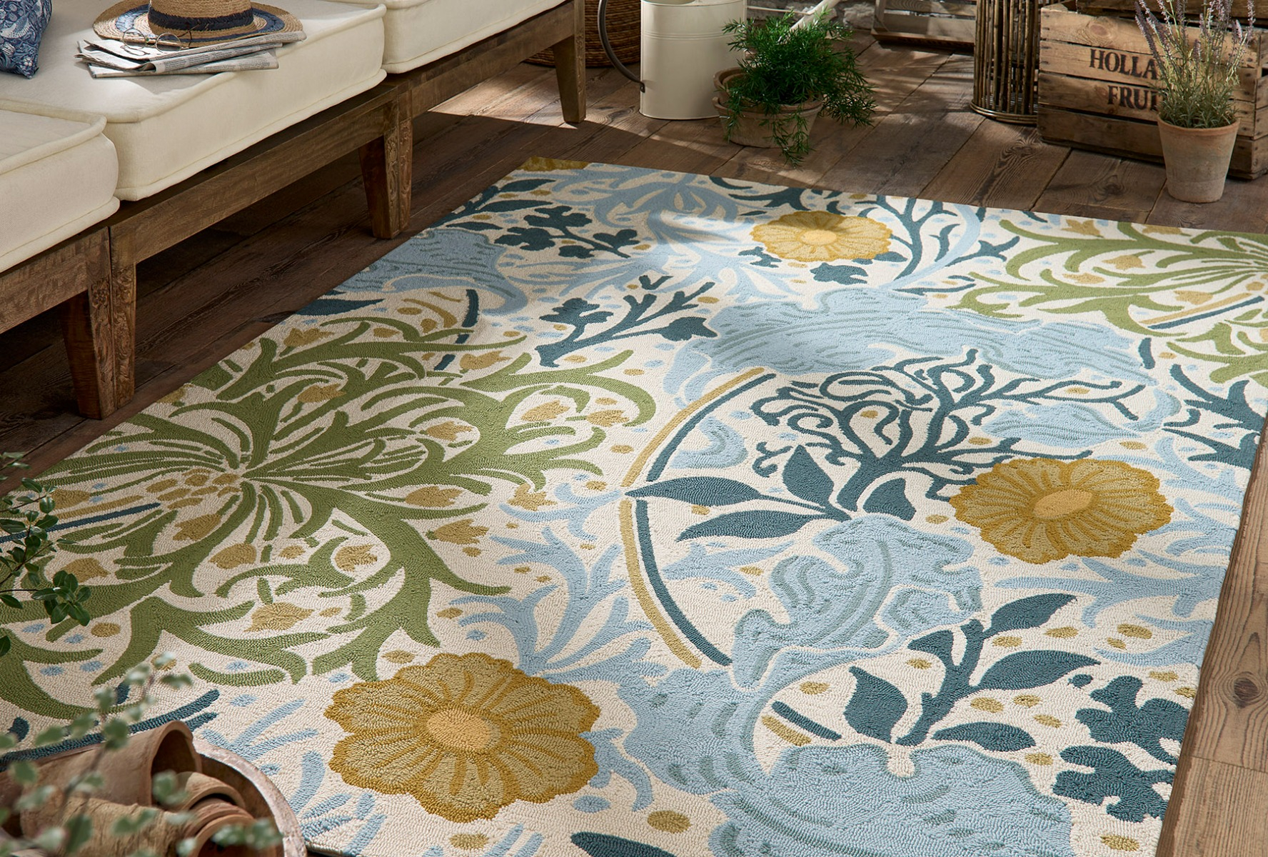 Seaweed River Wandle outdoor 427008 Rug | Size: 140 x 200 cm
