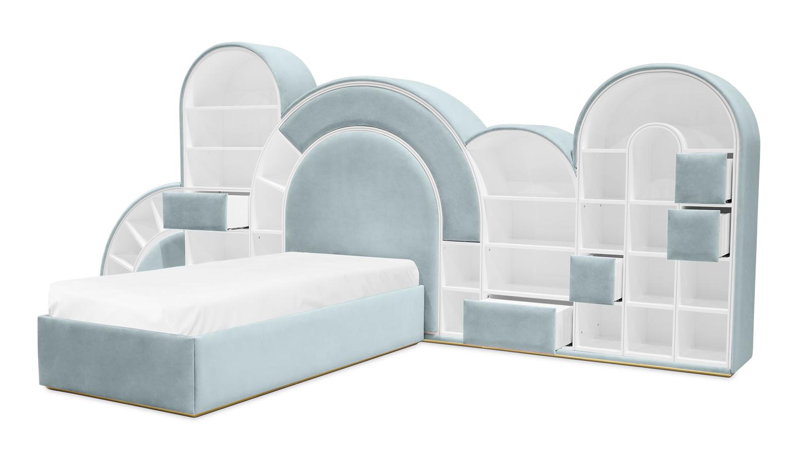 Candy Pop Bed Blue Bed