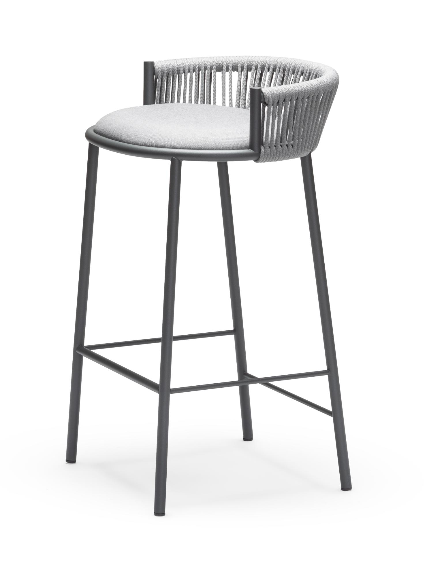 Millie Grey Outdoor Bar Stool