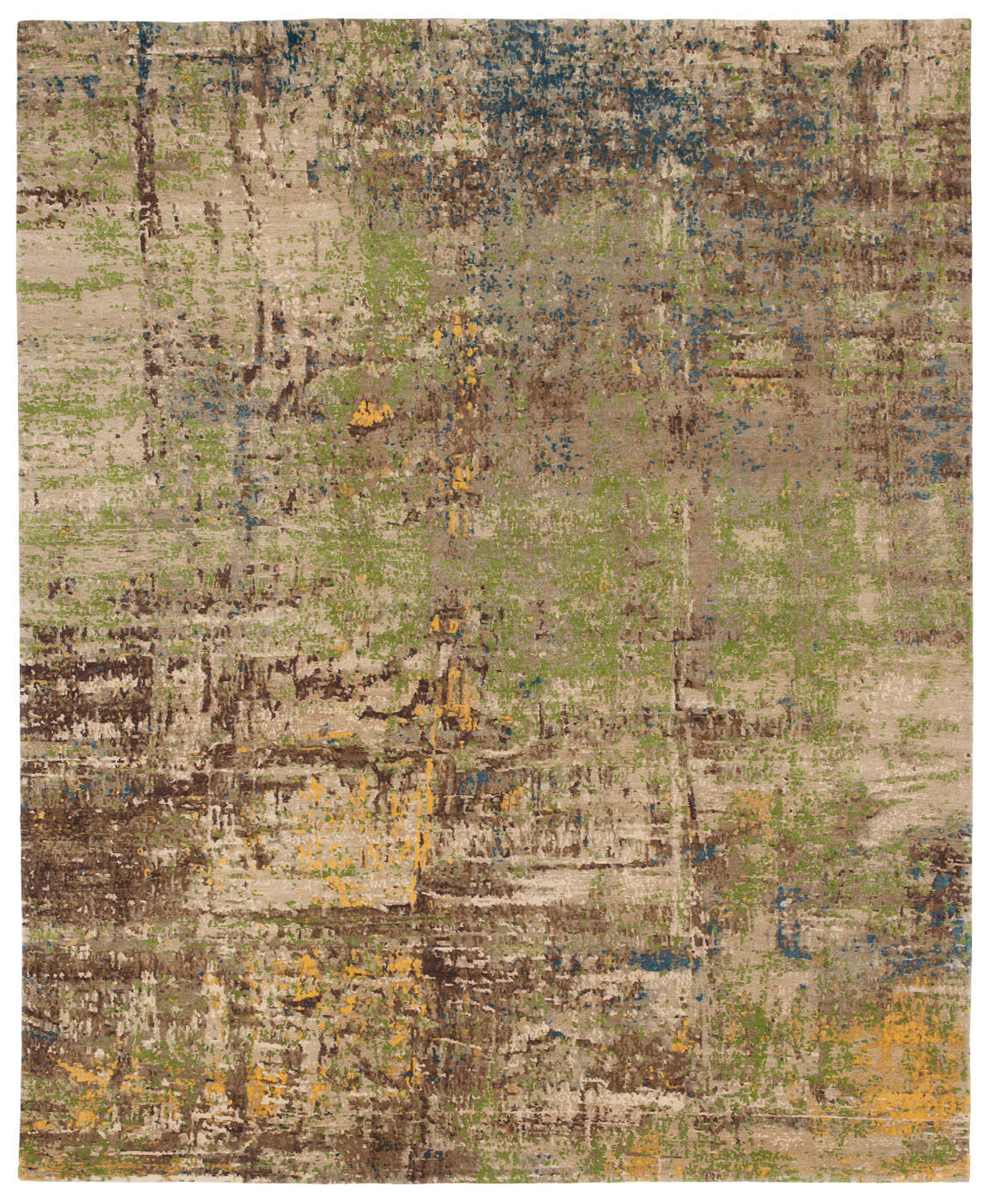 Artwork 21 Green Rug