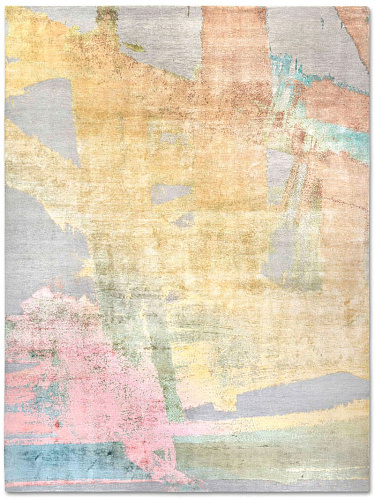 Pastel Sun Hand-Woven Rug