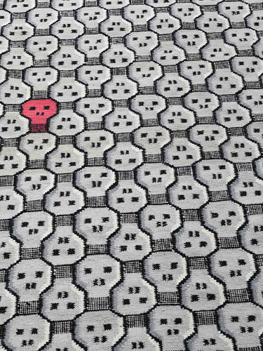 Knock Out Small Handwoven Rug