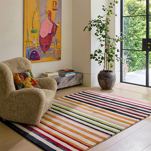 Calla Pomegranate/Clementine Rug