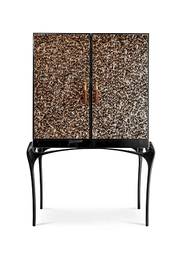 Allure Folie Feather Bar Cabinet