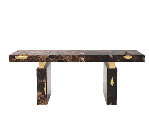 Dominion Emperador Marble Desk