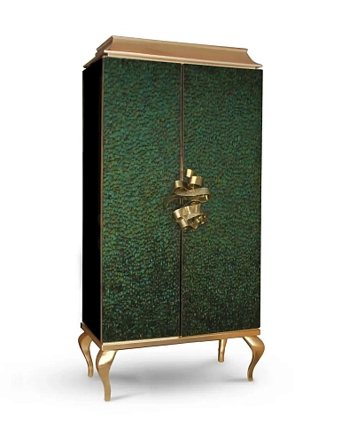 Mirage Peacock Feather Armoire