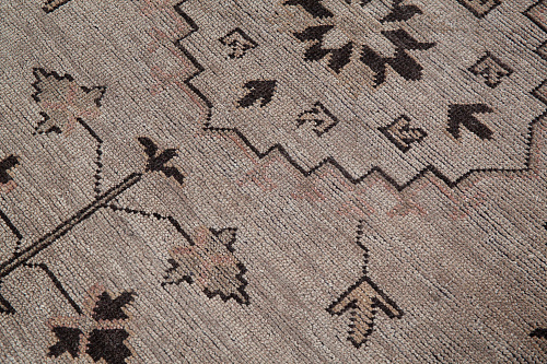 Khotan Hand-Knotted Wool Rug