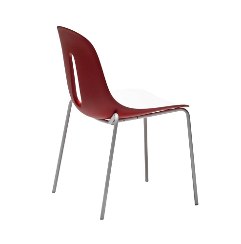 Gotham Red White Chair Set of 2