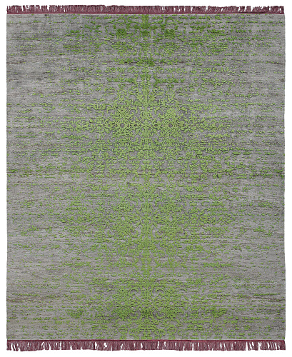 Milano Radi Stomped Green Rug
