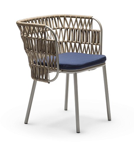Jujube Sand Blue Outdoor Chair