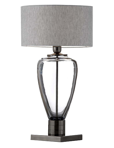 Smoky Crystal Table Lamp