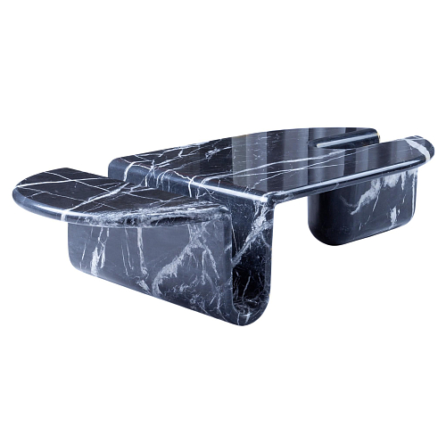 Bonnie & Clyde Blue Sculptural Coffee Table