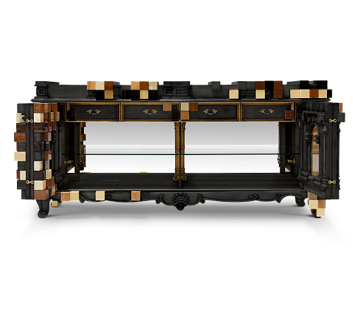 Trafalgar Black Designer Sideboard