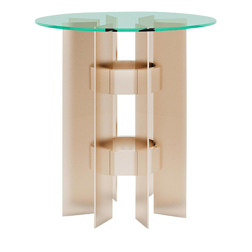 Rockefeller Italian Contemporary Side Table